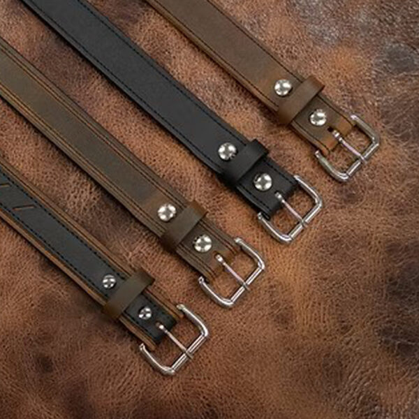 Atheavaa Classic Leather Belt (Brown)