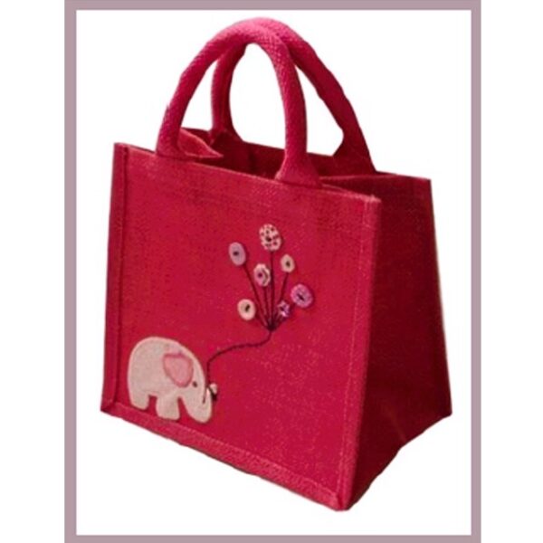 Eco-Friendly Jute Bag (Red)
