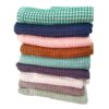 Atheavaa Organic Cotton Waffle Weave Bath Towel in Soft Textured Honeycomb Weave
